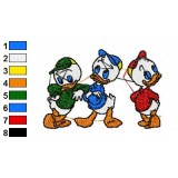 Donald Duck Baby Embroidery Design